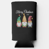 Frohe Weihnachten Feierliche farbenfrohe Gnomes Bl Selters Dosenkühler (Vorderseite)