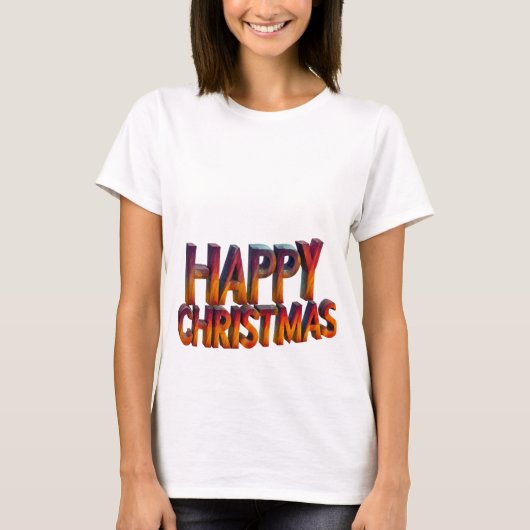 Frohe Weihnachten: Feierliche Freude für alle T-Shirt (Vorderseite)