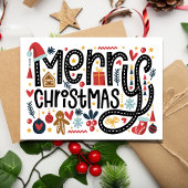 Frohe Weihnachten | Feierliche Grüße Postkarte