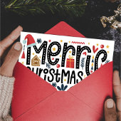 Frohe Weihnachten | Feierliche Grüße Postkarte