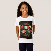 Frohe Weihnachten Feierliche T - Shirt - Holiday C (Vorne ganz)