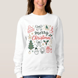 Frohe Weihnachten   Feiertag für die Familie Sweatshirt