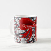 Frohe Weihnachten Feiertags Tasse (Vorderseite Links)