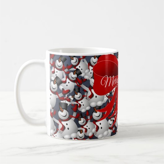 Frohe Weihnachten Feiertags Tasse (Links)