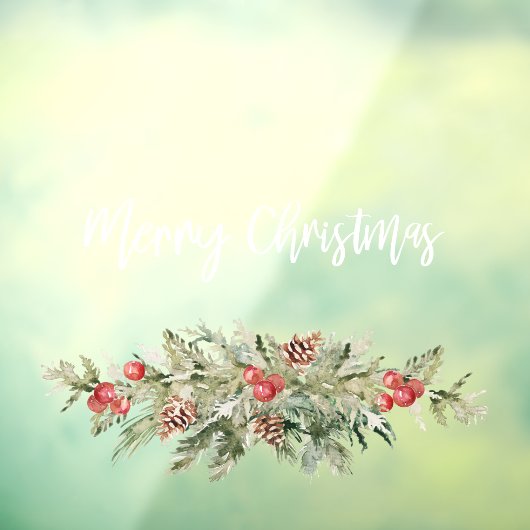 Frohe Weihnachten | Feiertagsfenster Fensteraufkleber (Blatt 3)