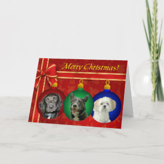 Frohe Weihnachten! Feiertagskarte
