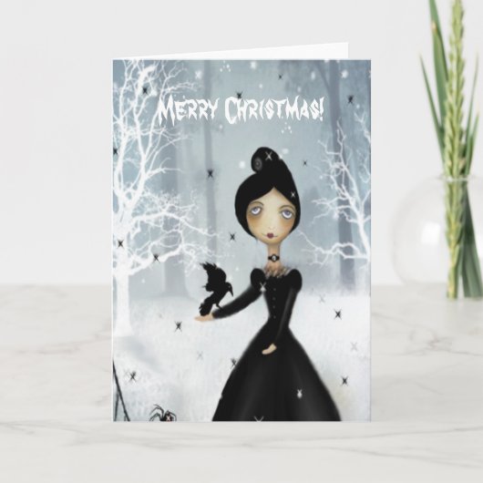 Frohe Weihnachten! Feiertagskarte (Vorderseite)