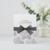 "Frohe Weihnachten" Feiertagskarte (Stehend Vorderseite)