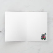 Frohe Weihnachten! Feiertagskarte (Innenseite)