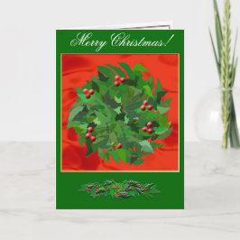 Frohe Weihnachten! Feiertagskarte