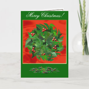 Frohe Weihnachten! Feiertagskarte