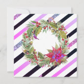 Frohe Weihnachten! Feiertagskarte (Vorderseite)