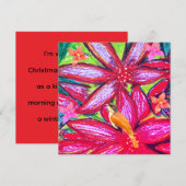 Frohe Weihnachten! Feiertagskarte (Vorne/Hinten)