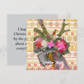 Frohe Weihnachten! Feiertagskarte (Vorne/Hinten)