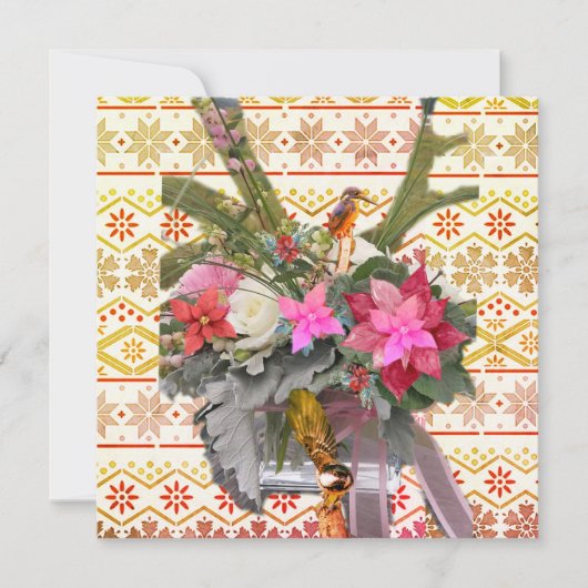 Frohe Weihnachten! Feiertagskarte (Vorderseite)