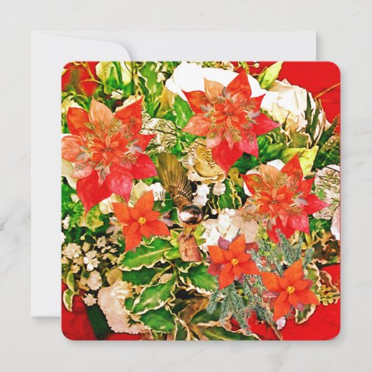 Frohe Weihnachten! Feiertagskarte (Vorderseite)