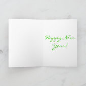 Frohe Weihnachten! Feiertagskarte (Innenseite)