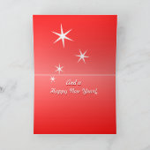 Frohe Weihnachten! Feiertagskarte (Innenseite)