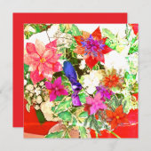 Frohe Weihnachten! Feiertagskarte (Vorne/Hinten)