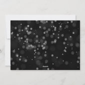 Frohe Weihnachten! Feiertagskarte (Rückseite)