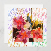 Frohe Weihnachten! Feiertagskarte (Vorne/Hinten)