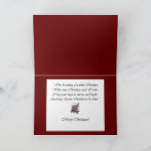 Frohe Weihnachten! Feiertagskarte (Innenseite)