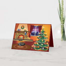 Frohe Weihnachten! Feiertagskarte