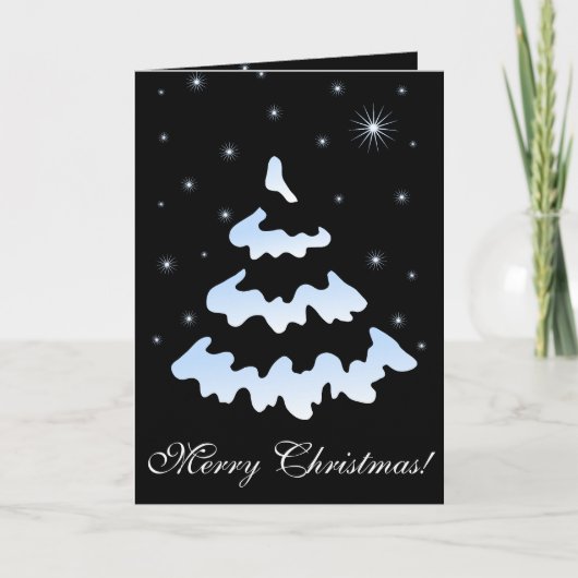 Frohe Weihnachten! Feiertagskarte (Vorderseite)