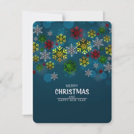 "Frohe Weihnachten" Feiertagskarte (Vorderseite)