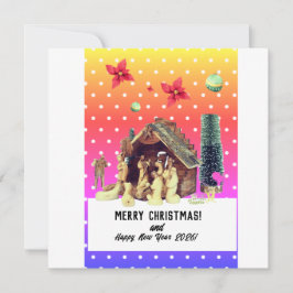 Frohe Weihnachten! Feiertagskarte