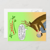 Frohe Weihnachten!! Feiertagspostkarte (Vorne/Hinten)