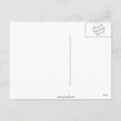 Frohe Weihnachten! Feiertagspostkarte (Rückseite)