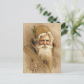"Frohe Weihnachten" Feiertagspostkarte (Stehend Vorderseite)
