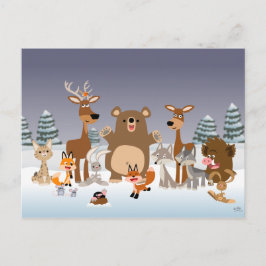 Frohe Weihnachten! Feiertagspostkarte