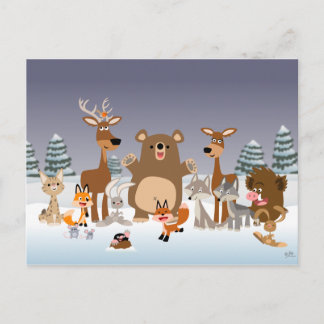 Frohe Weihnachten! Feiertagspostkarte