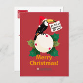 Frohe Weihnachten! Feiertagspostkarte (Vorne/Hinten)