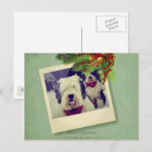 Frohe Weihnachten! Feiertagspostkarte (Vorne/Hinten)