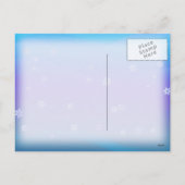 Frohe Weihnachten! Feiertagspostkarte (Rückseite)