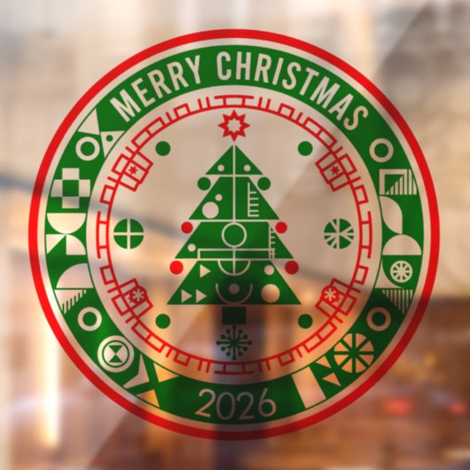 Frohe Weihnachten Fensteraufkleber (Blatt 2)