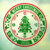 Frohe Weihnachten Fensteraufkleber (Blatt 3)