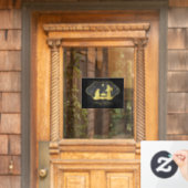 "Frohe Weihnachten" Fensteraufkleber (Haustür)