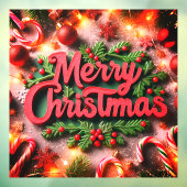 Frohe Weihnachten Fensteraufkleber (Blatt 3)