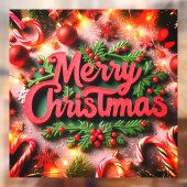 Frohe Weihnachten Fensteraufkleber (Blatt 2)