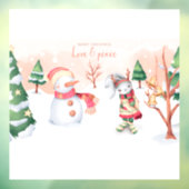 "Frohe Weihnachten" Fensteraufkleber (Blatt 3)