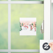 "Frohe Weihnachten" Fensteraufkleber (Zuhause)