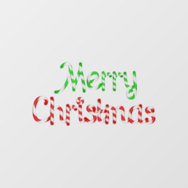 Frohe Weihnachten Fensteraufkleber