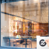 Frohe Weihnachten Fensteraufkleber (Café-Fenster)