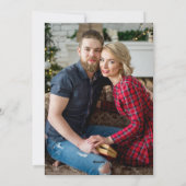 Frohe Weihnachten | Ferienflora mit Foto Zurück (Rückseite)