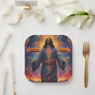 Frohe Weihnachten Festlich Pappteller