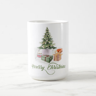 frohe weihnachten festlich süß moderne bäume rusti kaffeetasse